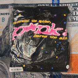 Black Sp5der Hoodie Small
