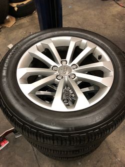18 inch Audi Q5 original wheels and tires
