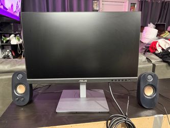 PS4 bundle with Asus pro art monitor with 2 speakers