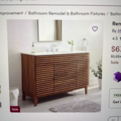 48 Bathroom Vanity- New In Box With Sink And Top
