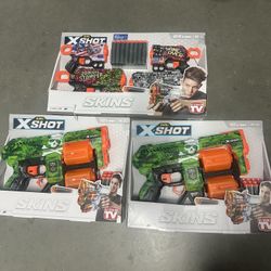 Zuru X-Shot (3 For $25) ***Willing to Negotiate 