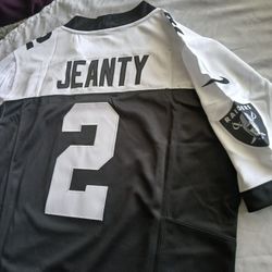 Ashton Jeanty Las Vegas Raiders Rare LIMITED EDITION Jersey 