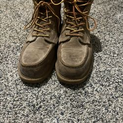 Steel Toe Work Boots (tan)