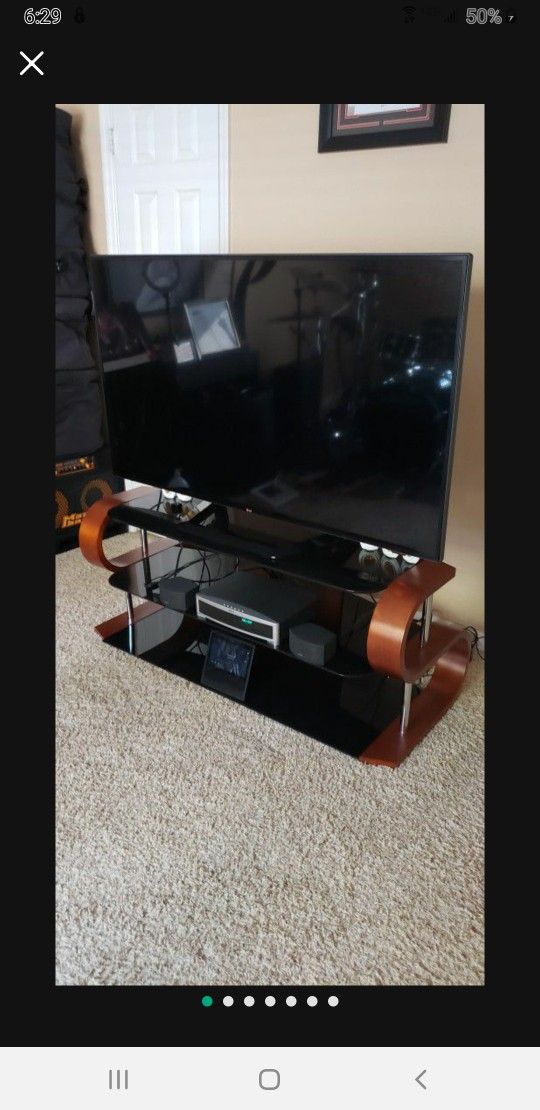 LG 60 inch TV with TV stand