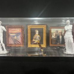 Mini Figure Paintings Display