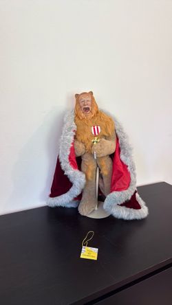 The Cowardly Lion porcelain doll