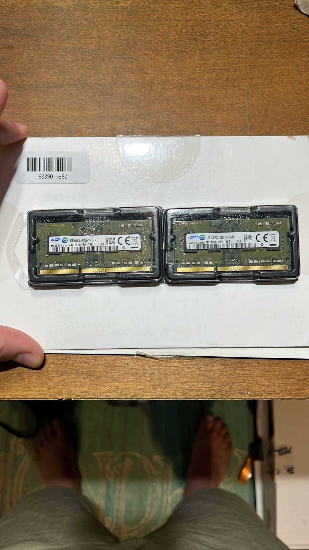 Samsung SODIMM DDR3 12800 8gb (4gb X 2)