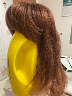 Reddish Brown mid length wig