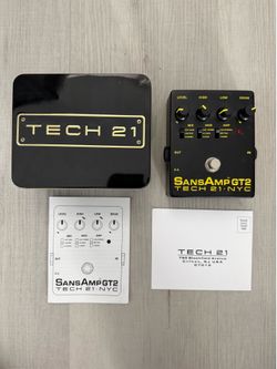 Tech 21 Sansamp GT2 (Nirvana In Utero sounds!), mint with limited edition tin!