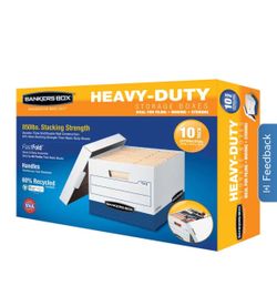 Bankers Box Heavy Duty File Boxes Letter/Legal, 10-pack Item 412263 | Model 0074305