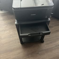 Canon MX490 All In One Printer With 3 Shelf Stand