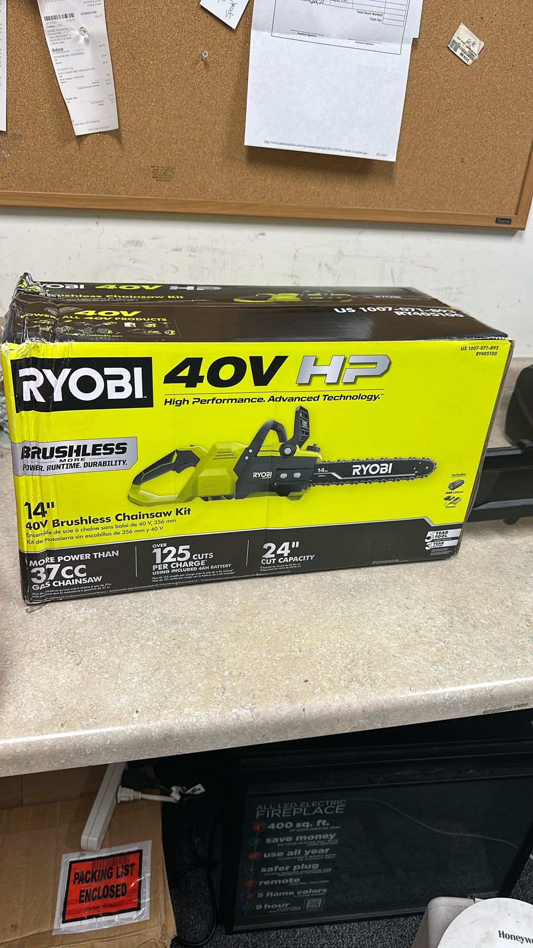 Ryobi Brushless Chainsaw Kit RY405100