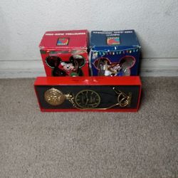 Disney Tree-rific Treasures And Pocket Watch Ornaments