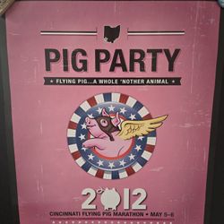 2012/2014 Cincinnati Flying Pig Marathon Posters With Original Casings