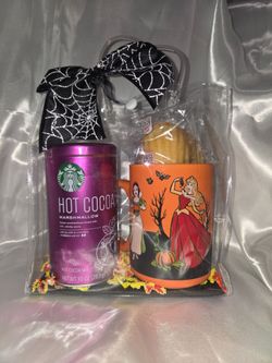 Halloween Disney Princess Mug & Starbucks Hot Cocoa Gift Set