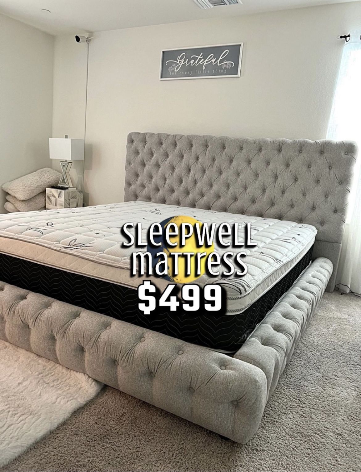 New Queen Bed Frame With Mattress