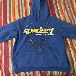 Blue Spider Hoodie