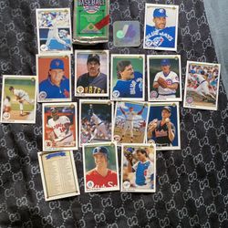 1990 Upper Deck Collectors Choice 15 Baseball Card & 1 Sticker Lot For $8. Includes Dodger Legend FERNANDO VALENZUELA & FRED MCGRIFF.