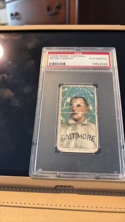 Sweet Caporal Peter Cassidy Vintage Baseball card-Honus Wagner/Cobb T206 Rival-PSA Authentic!