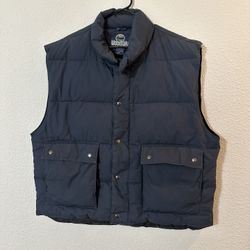 Vintage Woodlake puffer vest size 2X duck down 