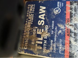 Tile saw