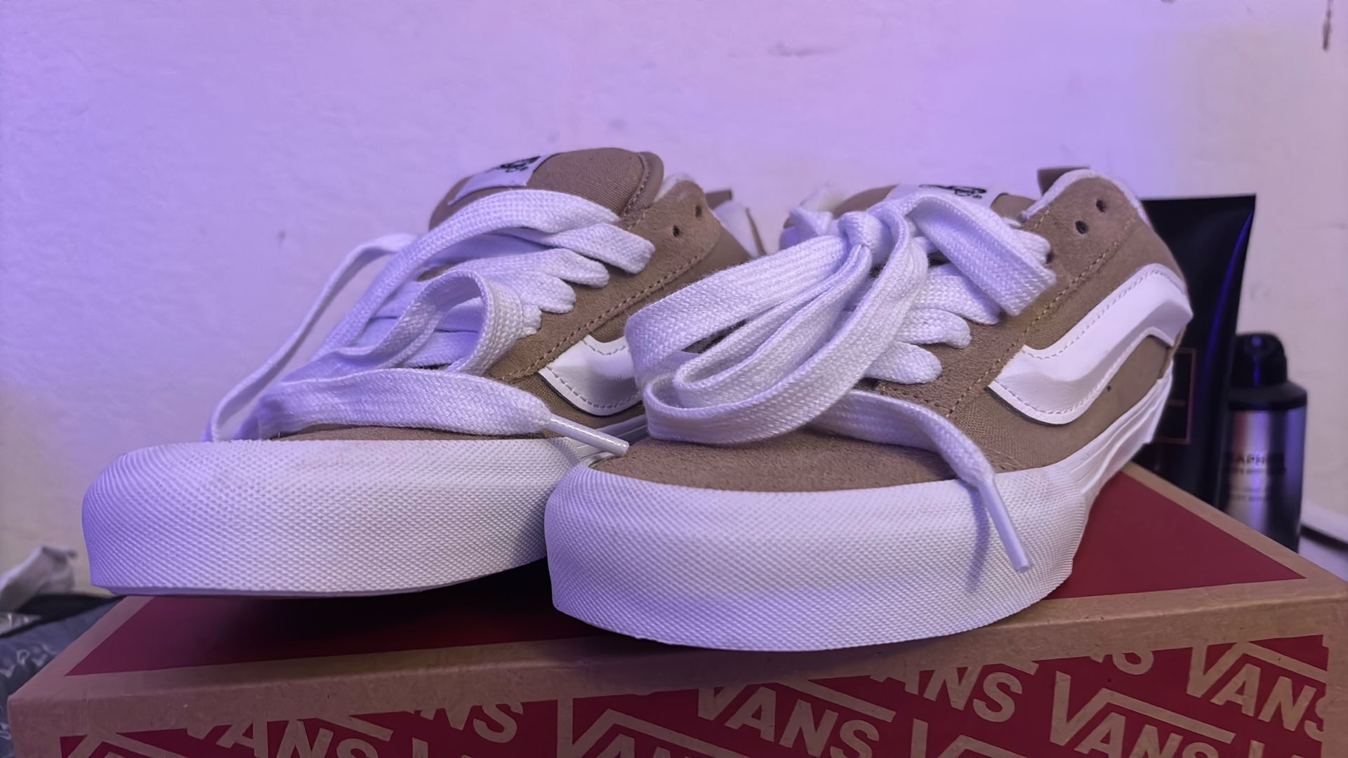 Khaki Knu Skool vans