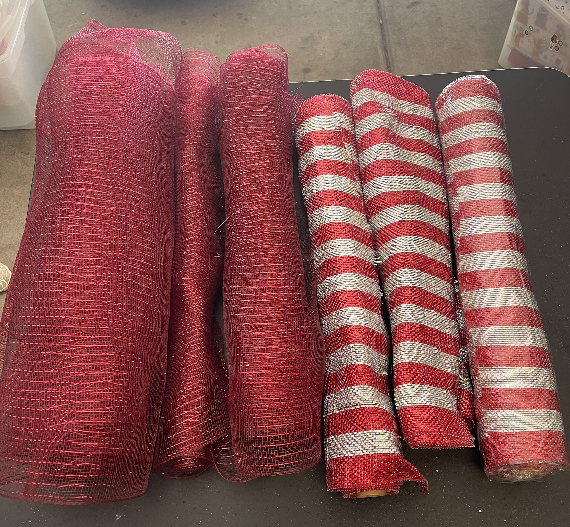 Christmas Decorative Mesh Tulle