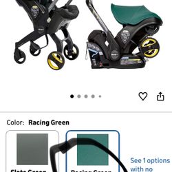 Doona+ / Doona Plus – Infant Car Seat & Stroller 2-in-1 (Racing Green)