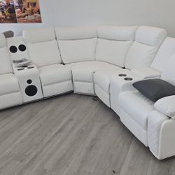 ☆Special Offer! Electric Recliner Sectional ⭐️ Sofá Seccional Reclinable Oferta Especial!
