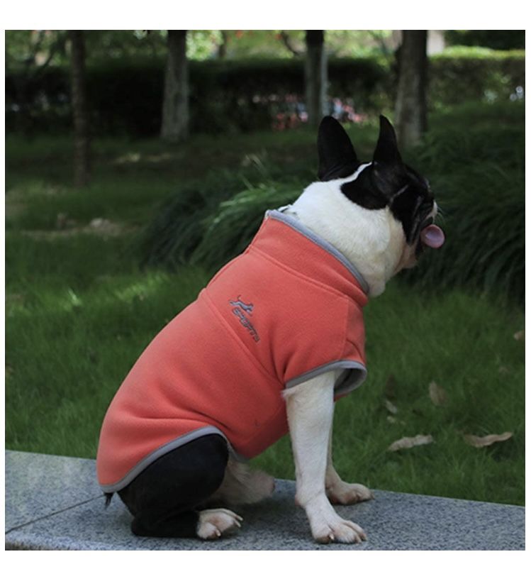 Cold Weather Fleece Dog Vest for Small Dog