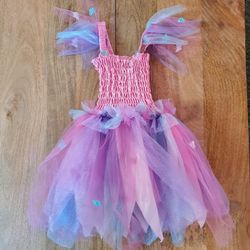 Great Pretenders Tulle Butterfly Princess Costume Dress Up Dress Pink Purple