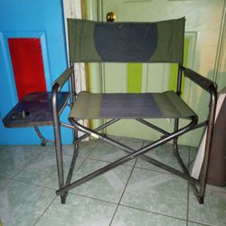 Heavy Duty Folding Chair W/Table