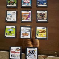 DS Games 10$ Each (Tested Works)