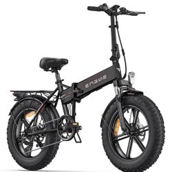 ENGWE EP-2-PRO Folding-Electric-Bike Adults - 750W ENGWE-E-Bike 20"×4.0" Fat Tire Electric Bicycle with 48V 13AH Removable Battery 28MPH Full Suspensi