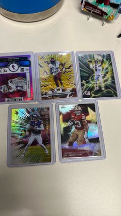 NFL Football Trading Cards Lot of 5