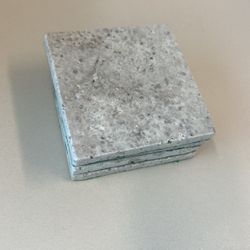 Tile coasters with felt bottoms  