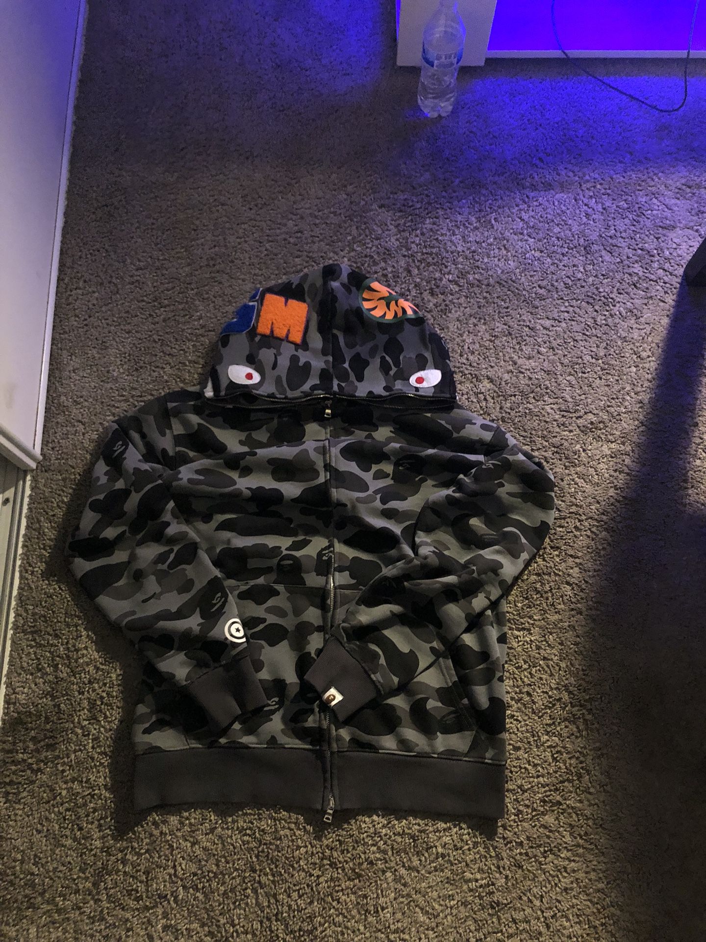 Bape black hoodie