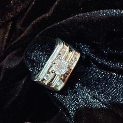 Women's Wedding Ring Set Custome Design  925