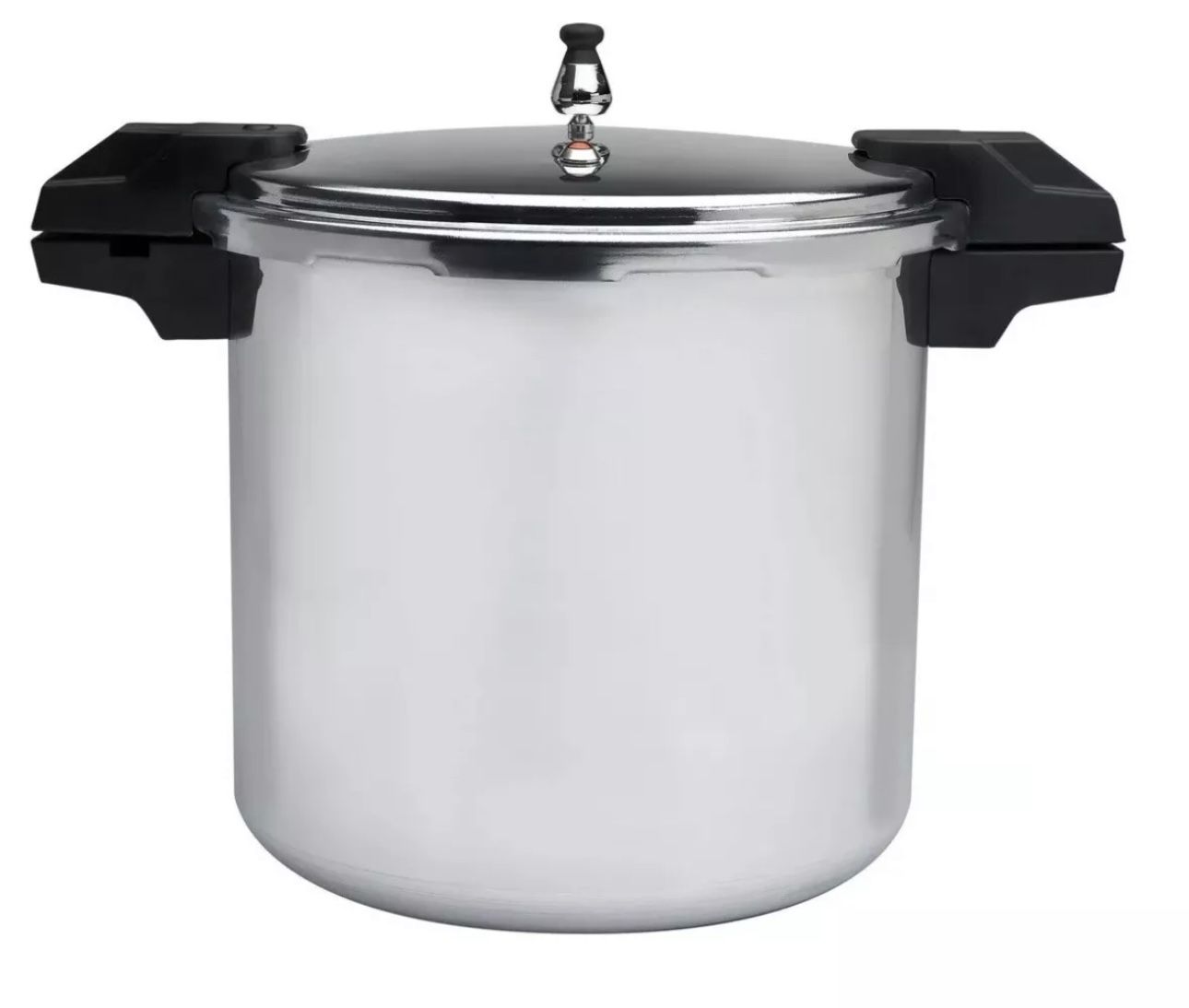 Mirro 92122B Polished Aluminum 5 / 10 / 15-PSI Pressure Cooker / 22 Quarts 20.8L