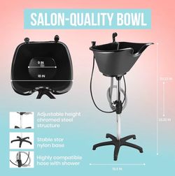 Portable shampoo bowl