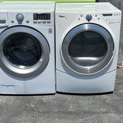 Set Gas Washer And Dryer