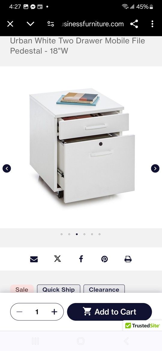 Cute Rolling File Cabinet