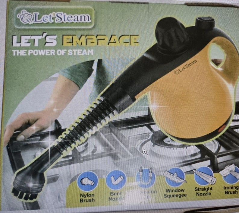 Multi-Surface Portable Steam Cleaner & 11 Accessories- NIB!