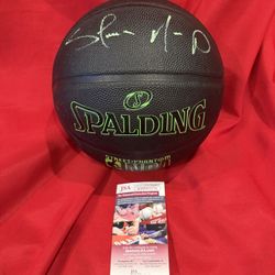 Shawn Kemp Autographed Signed Sonics Phantom Black Green NBA Basketball JSA COA