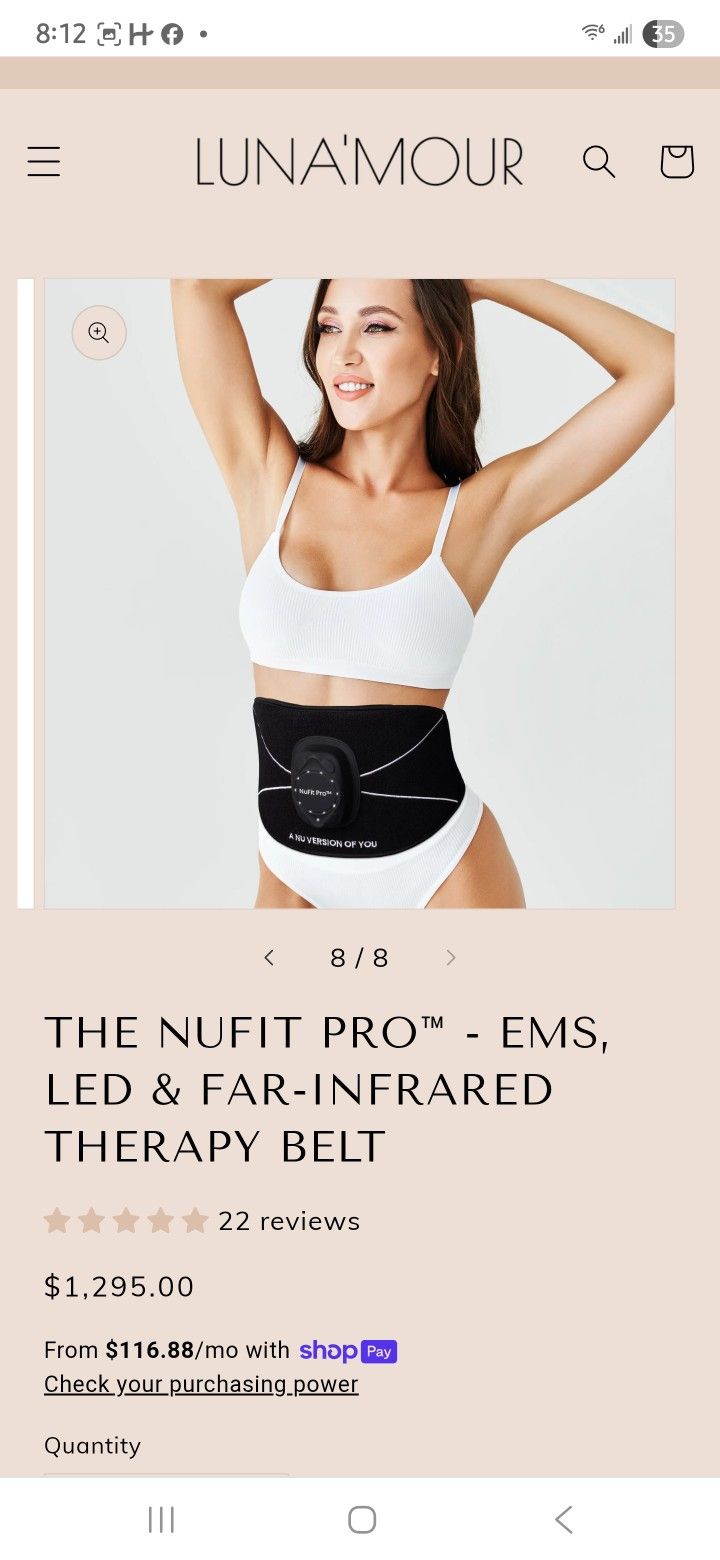 The NuFit Pro™ - EMS, LED & Far-Infrared Therapy Belt