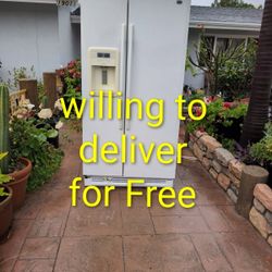 Maytag Counter-Depth Side By Side Refrigerator. 25 Cuft