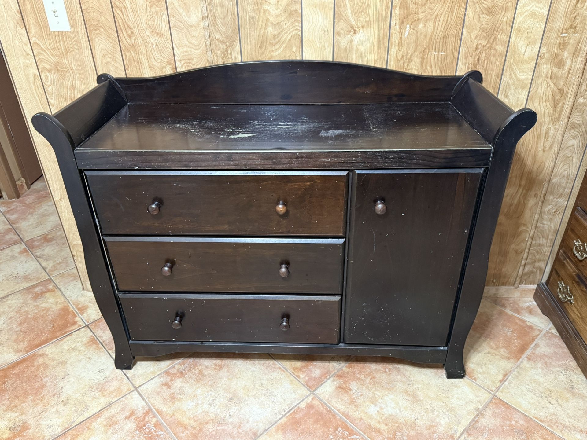 Three Drawer Baby Changing Table