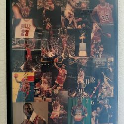 Jordan's Classic Career Collage Clock