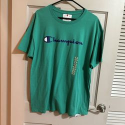 Mens Champion Green Reef T-shirt Size Large NWT