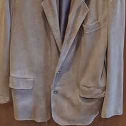 Mens Suede Coat From Madrid 